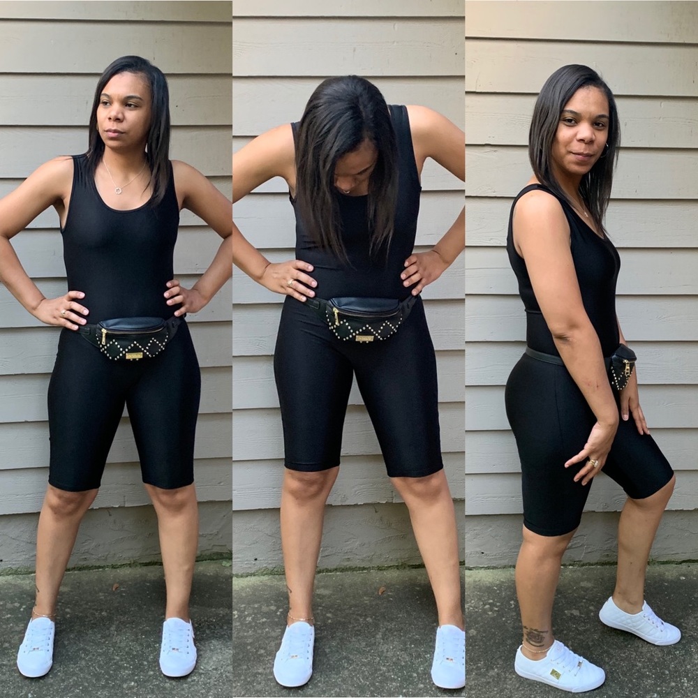Solid Tank Romper